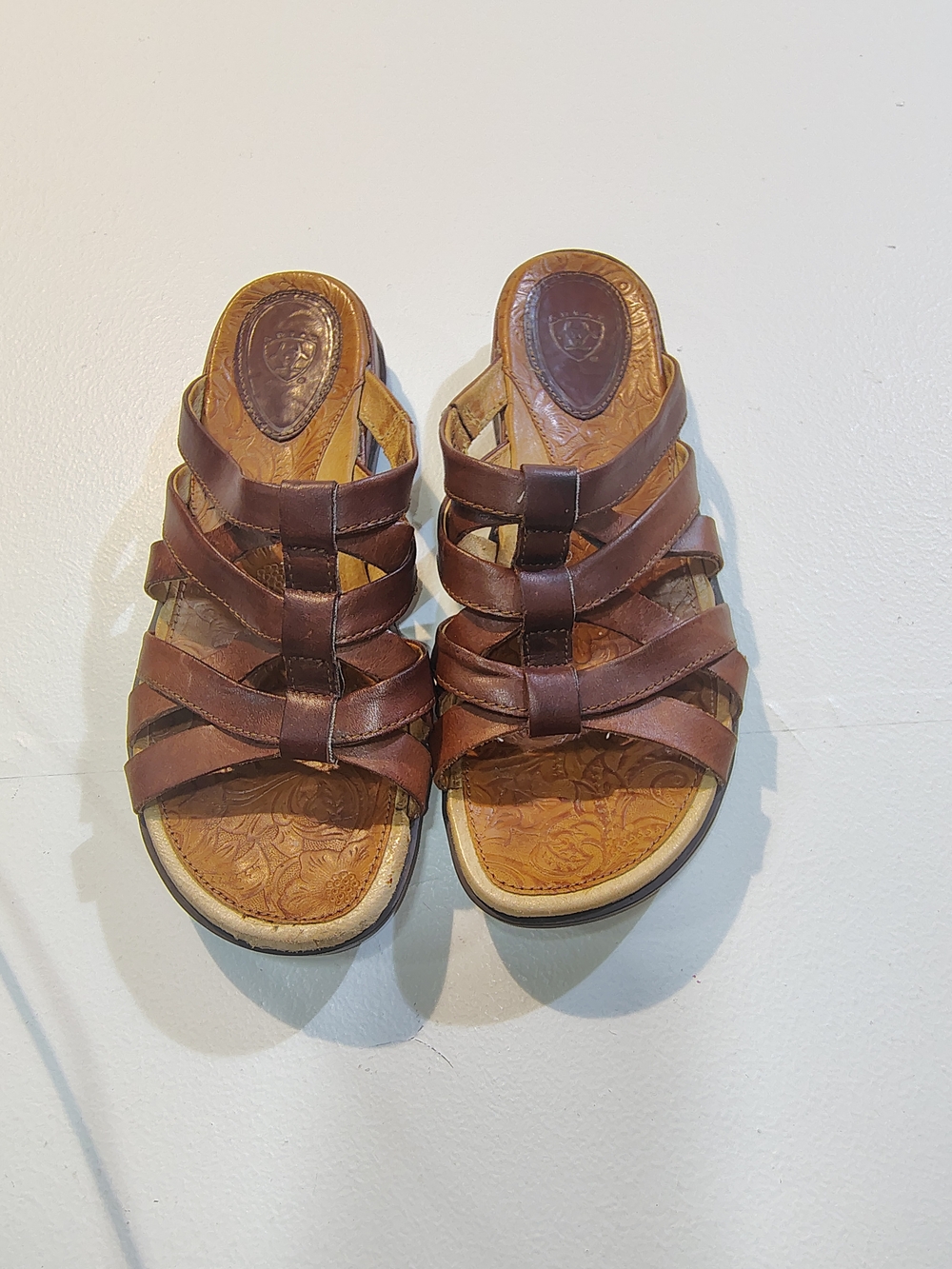 Ariat Brown Leather Strappy Sandals